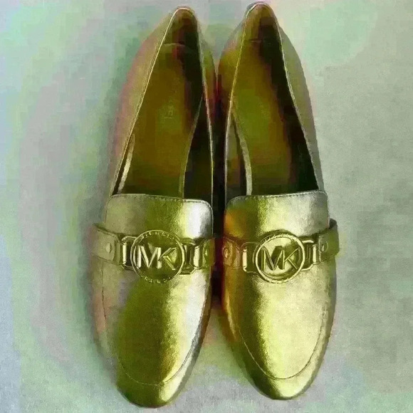 MICHAEL Michael Kors Shoes - NWOT. Micheal Kors Gold Flat Shoes Size 8.